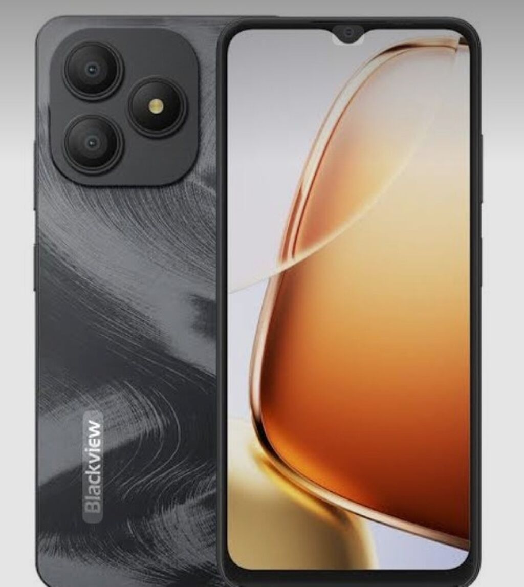 Blackview smartfon - Korpus: arxa tərəfdə fırça naxışlı qara dizayn — Digər smartfonlar, Şirvan (2)