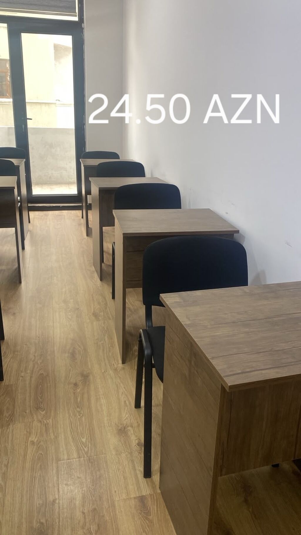 Məhsul: Masalar və iş stolları - Tədris/ ofis üçün ikinəfərlik taxta — Masalar, Bakı