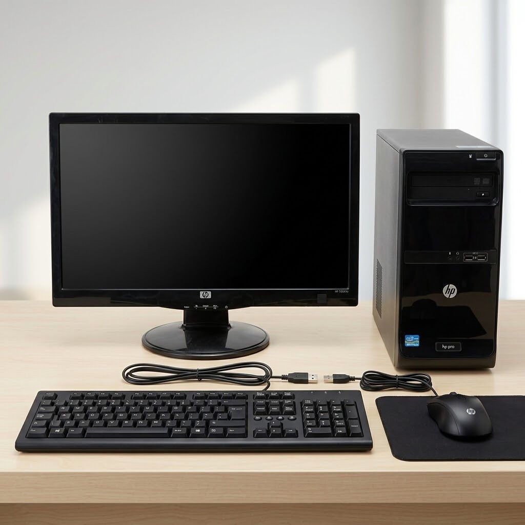 Model: HP Pro 3500 series Prossesor: İntel core İ5-3470 3.2ghz Ram — Kompüterlər və noutbuklar, Bərdə