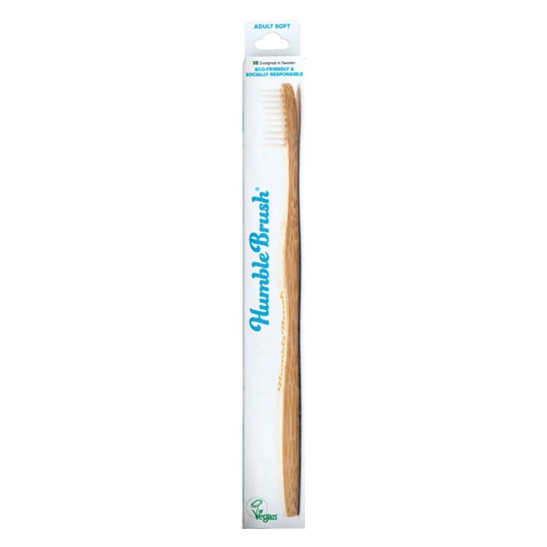 Diş fırçası The Humble Co. Adult Medium White Toothbrush, orta sərtlikli — Mallar, Bakı (2)