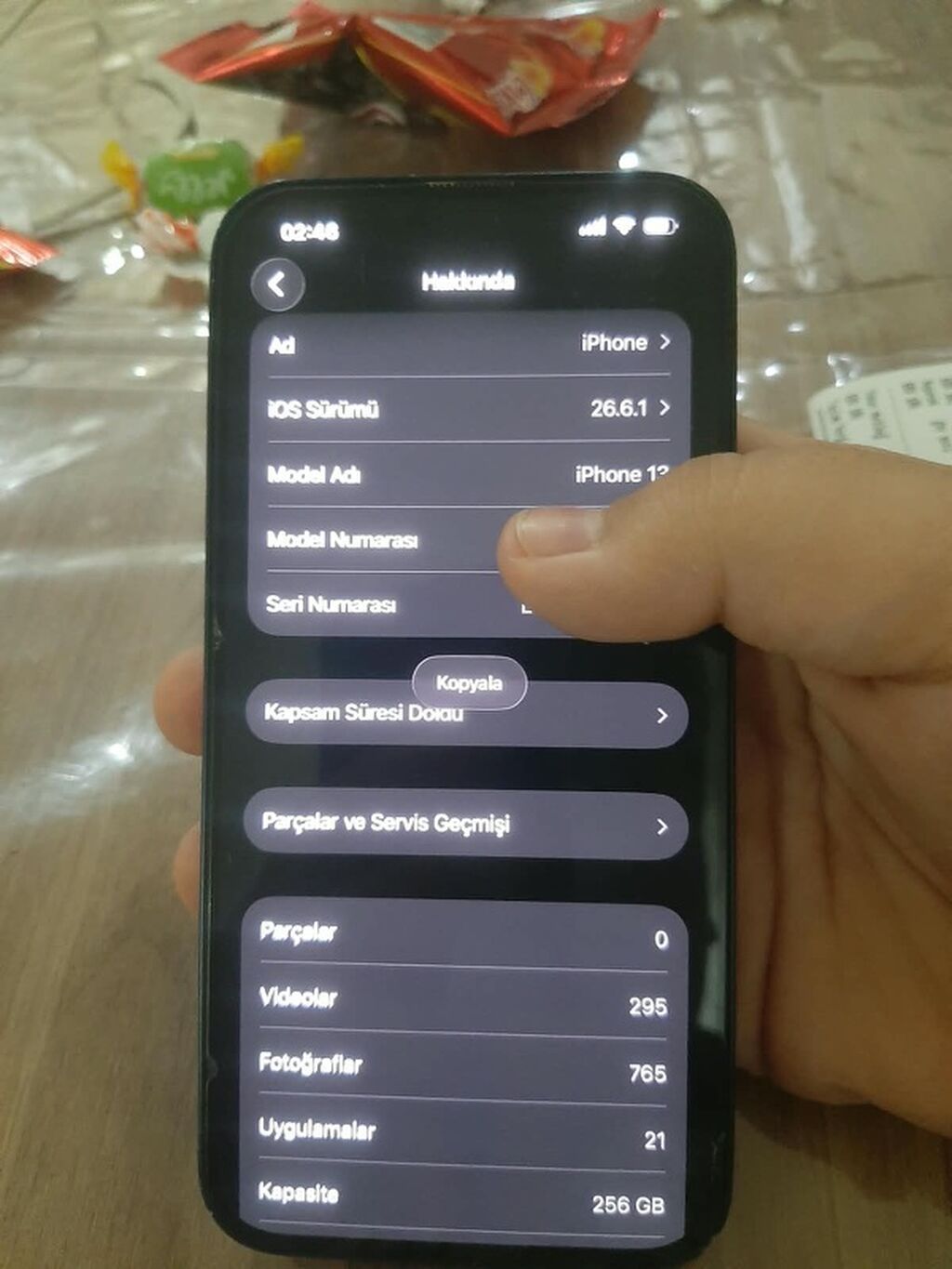 IPhone 13, 256 GB, Midnight, Zəmanət, Face ID — Apple iPhone, Xırdalan (4)