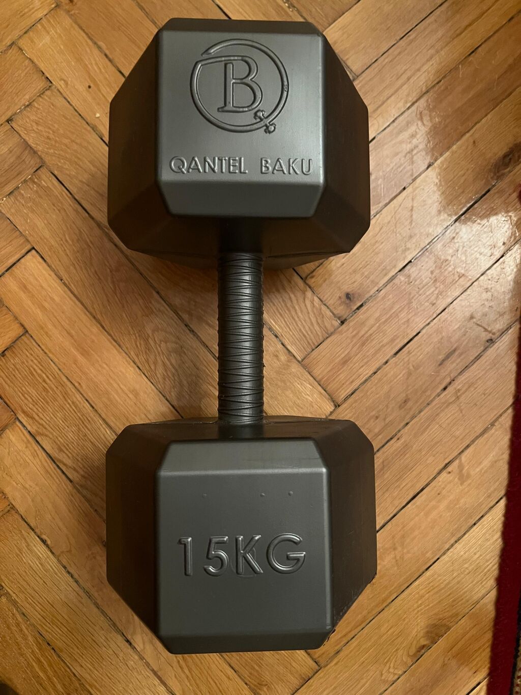 3 Cüt qantel satılır. 5,10 və 15 kq. Bir müddət özüm istifade — Dumbbellər, barbelər, diskləri, Bakı (5)