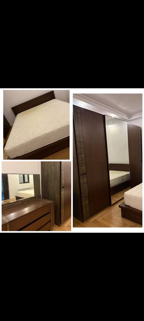 İkinəfərlik çarpayı, Termo, Dolab, 2 tumba, İşlənmiş — Bedroom furniture sets