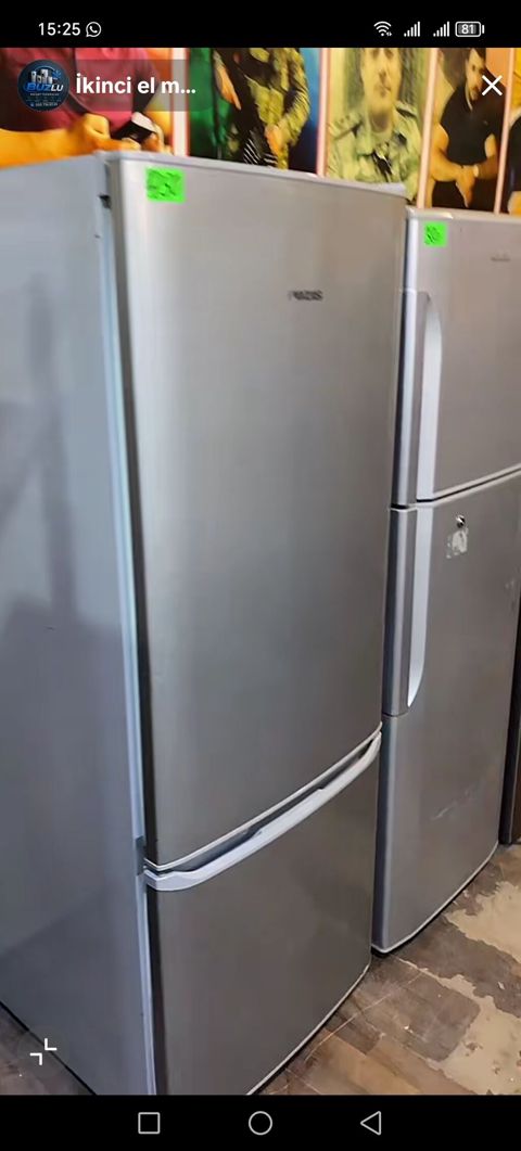 Philips iki qapılı soyuducu - Rəng: metalik/gümüşü - Qapı düzümü — Digah