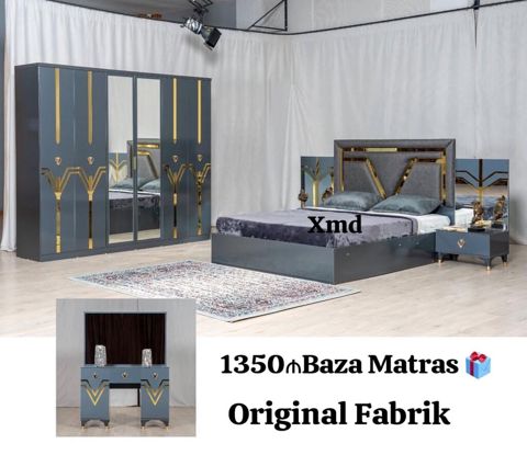 Yataq otağı dəsti – “Original Fabrik” Tərkib: - 2 qapısı güzgülü — Bakı