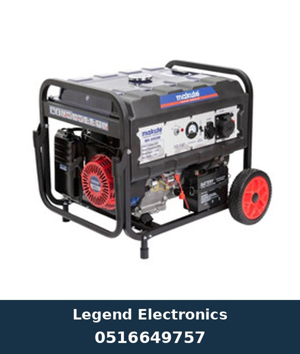 Elan başlığı: Benzin generatoru Makute MK-9500M, Benzin, 7 kVt, 220 V — Generatorlar, Bakı