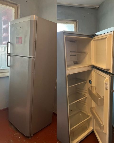 Beko ikiqat qapılı soyuducu - Rəng: gümüşü (inox tipli görünüş) — Bakı