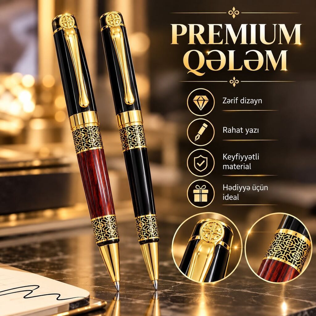 Premıum Qələm – zəriflik və rahat .Məllimələr gununə ozəl hədiyyə — Ofis malları, Bakı (2)