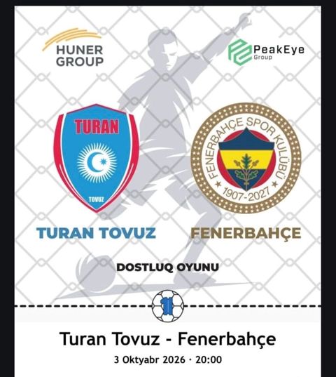 03.10.2026 - Turan Tovuz - Fənərbağça oyununa 1 ədəd bilet öz — Bakı