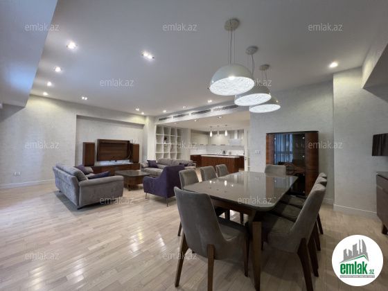İcarəyə verilir 3 otaqlı 180 m² yeni tikili Park Bulvar — Mənzil (4)