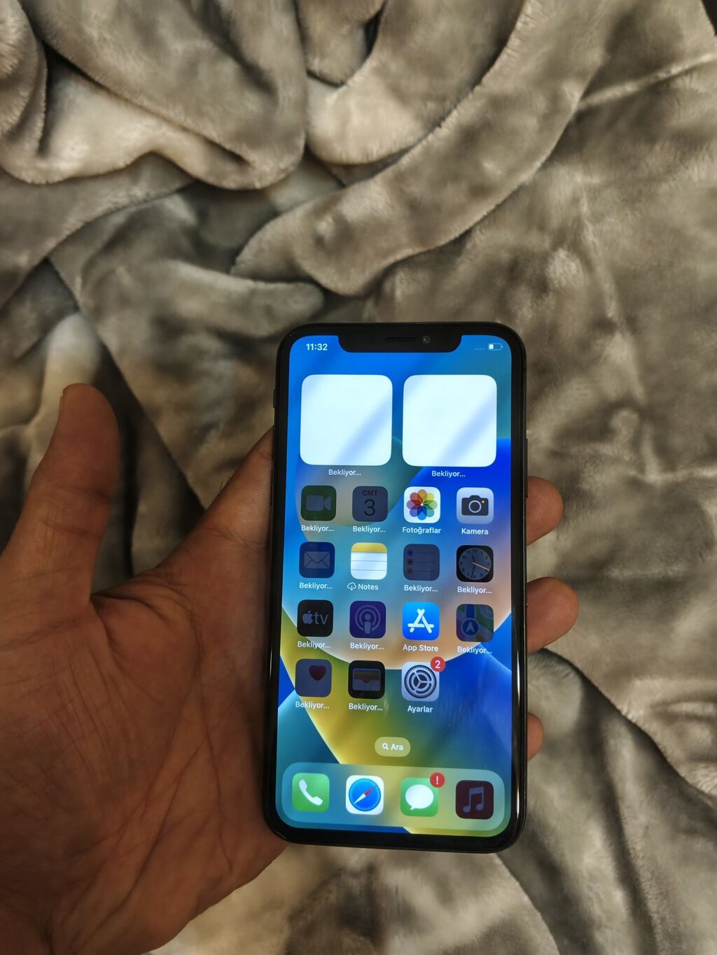 IPhone X, 256 GB, Qara, Face ID — Apple iPhone, Bakı (2)