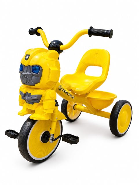 Uşaq üçün sarı rəngli Robot Design üçtəkərli velosiped — Bakı