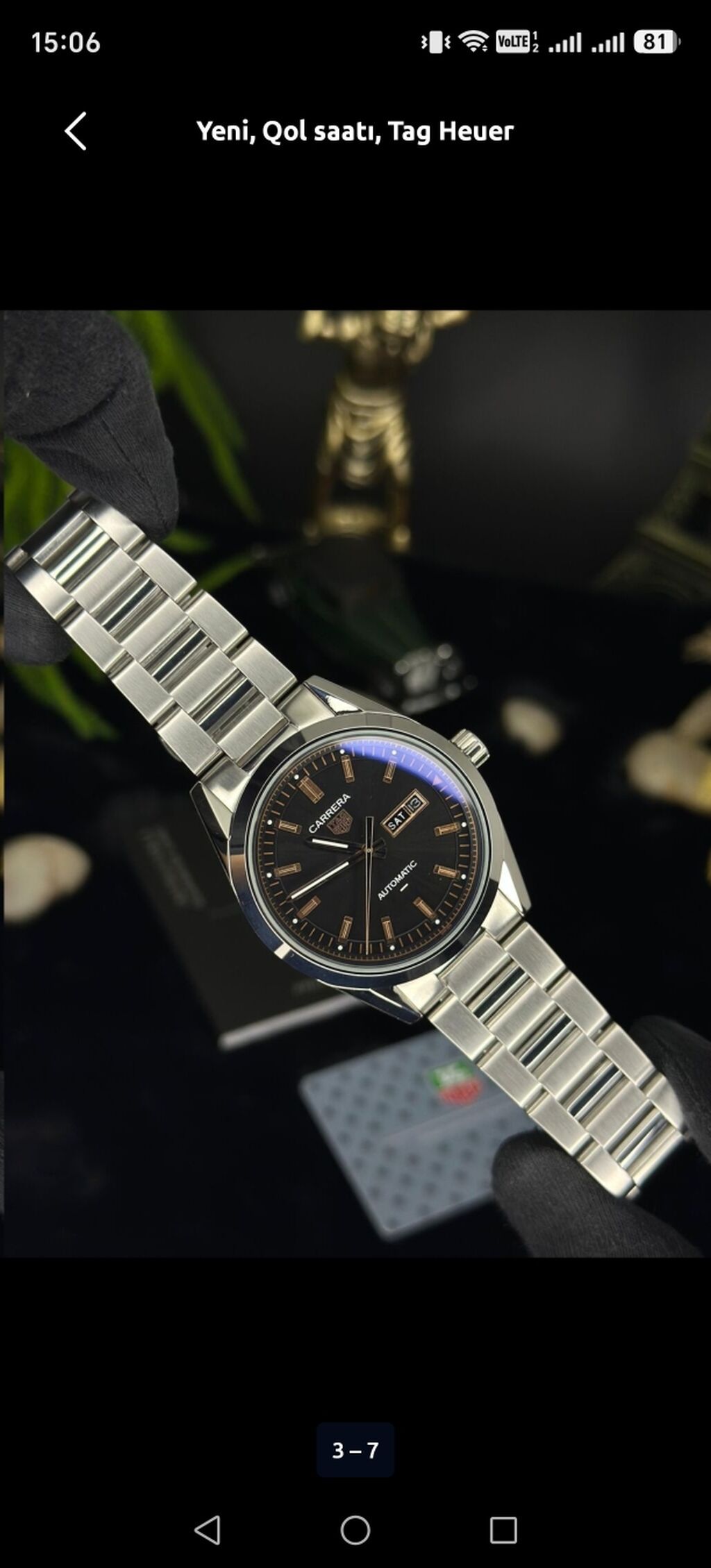 Yeni, Qol saatı, Tag Heuer, rəng - Göy — Qol saatları, Bakı (2)