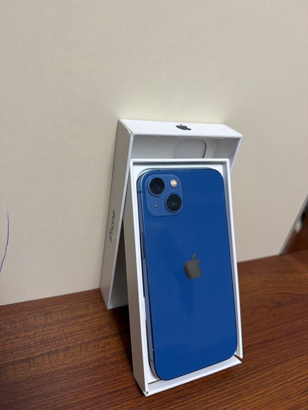 IPhone 13, 128 GB, Mavi, Barmaq izi, Face ID, Sənədlərlə — Apple iPhone, Bakı (2)