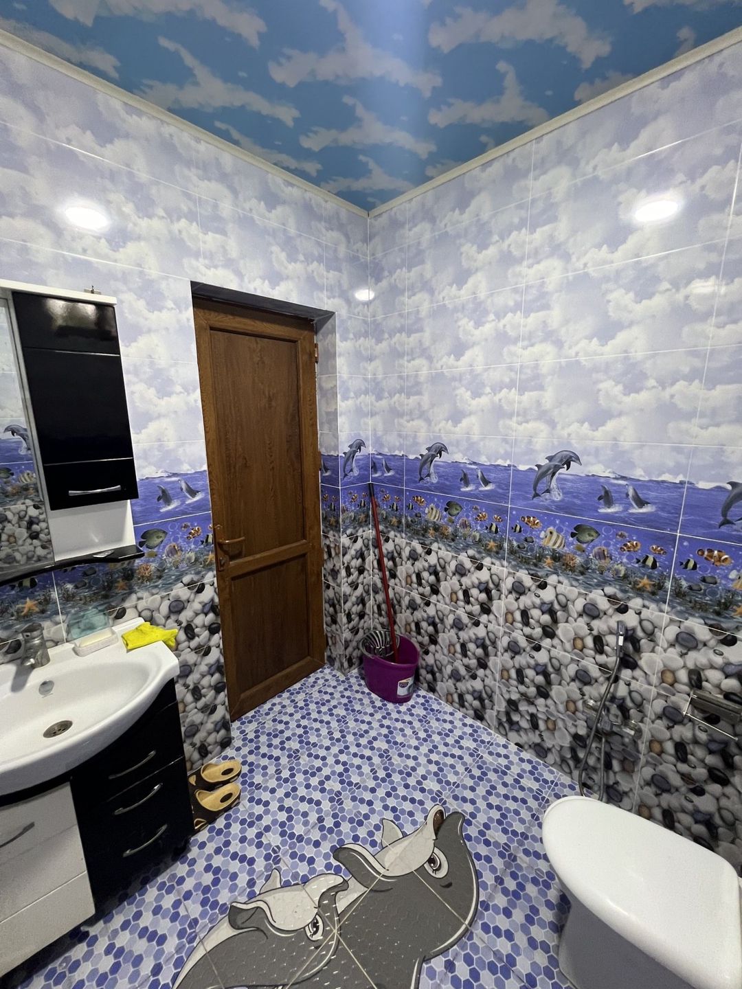 İcarəyə verilir 3 otaqlı həyət evi/bağ evi 100 m² — Ev, villa, Qəbələ (12)