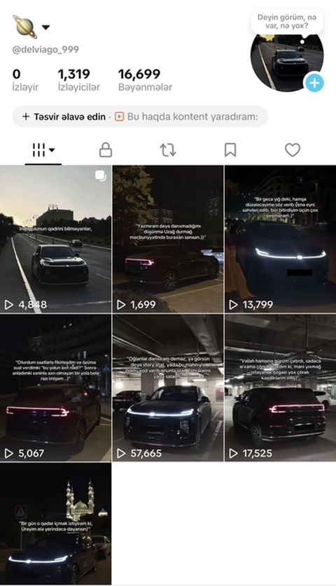 Xidmət: Şəhərdaxili və şəhərlərarası VIP avtomobil ilə foto/video — Bakı