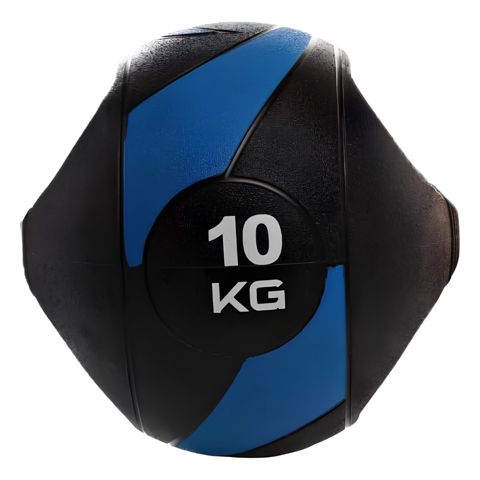 Tibbi top LiveUp Sport LS3007A, qara/göy, 28 sm, 10 kq — Bakı