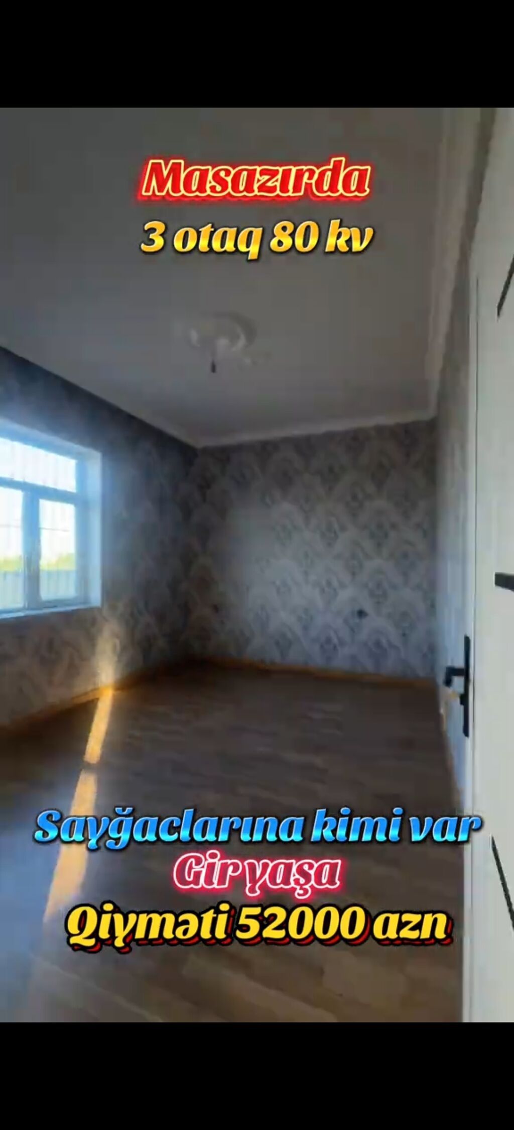 3 otaqlı, 80 kv. m, Kredit yoxdur, Yeni təmirli — Ev, villa, Masazır (7)