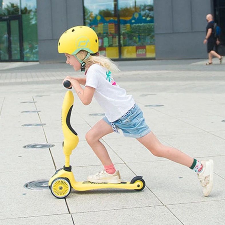 Uşaq dəbilqəsi Scoot&Ride, sarı, Xxs-s — Mallar, Bakı (3)