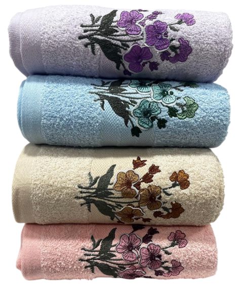 Hamam üçün dəsmal dəsti Sahara SHA-00004730, 70x140 sm, 4 əd — Bakı
