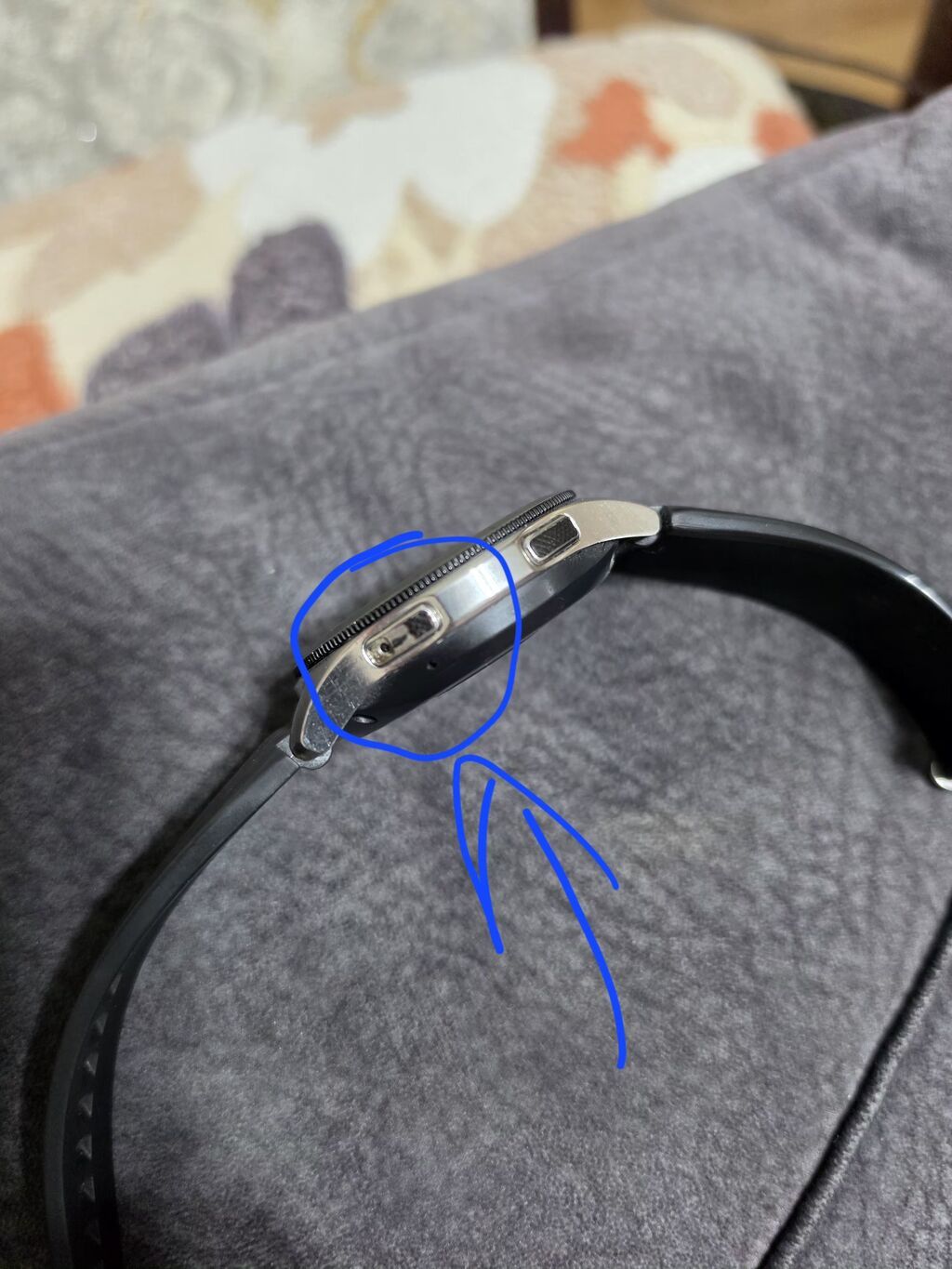 İşlənmiş, Smart saat, Samsung, Sensor ekran, rəng - Gümüşü — Ağıllı saatlar, Bakı (5)