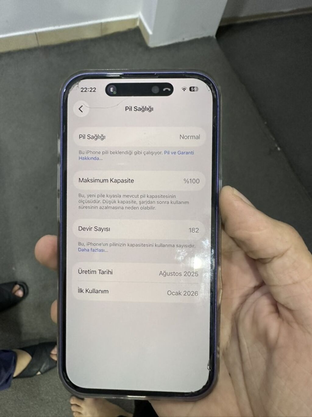 IPhone 16, 128 GB, Mavi, Zəmanət — Apple iPhone, Bakı (3)