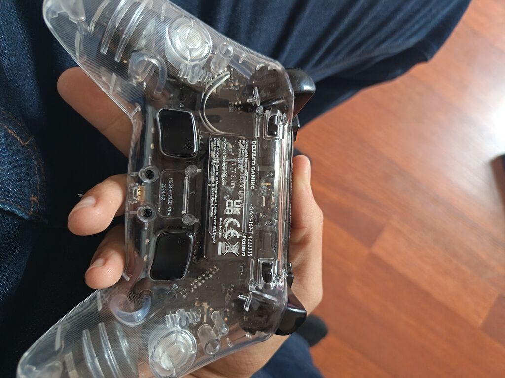 Deltaco Gaming şəffaf naqişli gamepad - Markası/modeli: Deltaco — Gampadlər, smartfon üçün triggerləri, Xırdalan (2)
