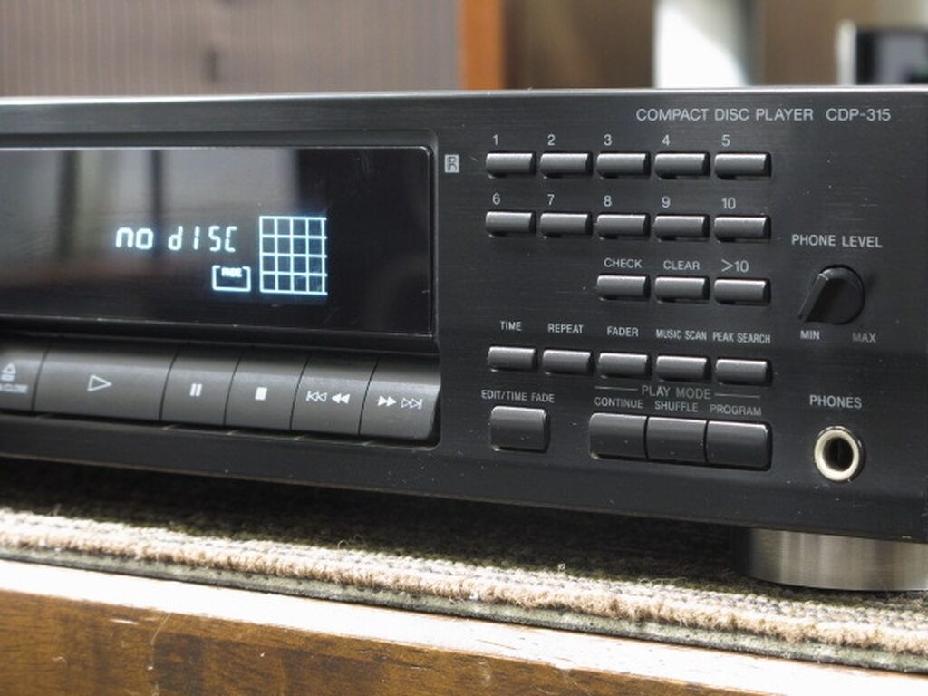 Sony CDP-315 (Compact Disc Player) – klassik hi-fi CD pleyeri — Digər, Bakı (5)