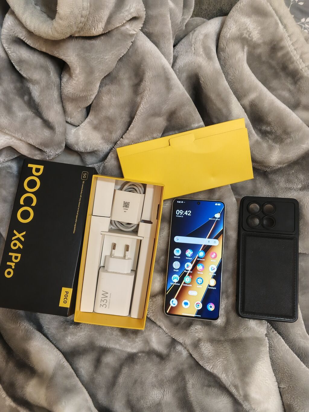 Poco X6 Pro, 512 GB, rəng - Boz, Sənədlərlə — Xiaomi, Bakı (2)