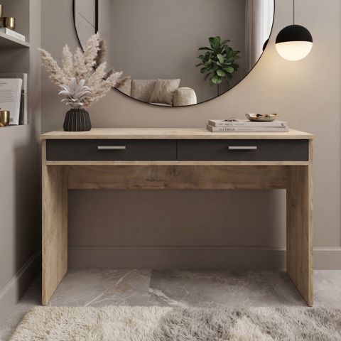Makiyaj masası, laminat, Sonoma, 100x75x40 sm — Bakı