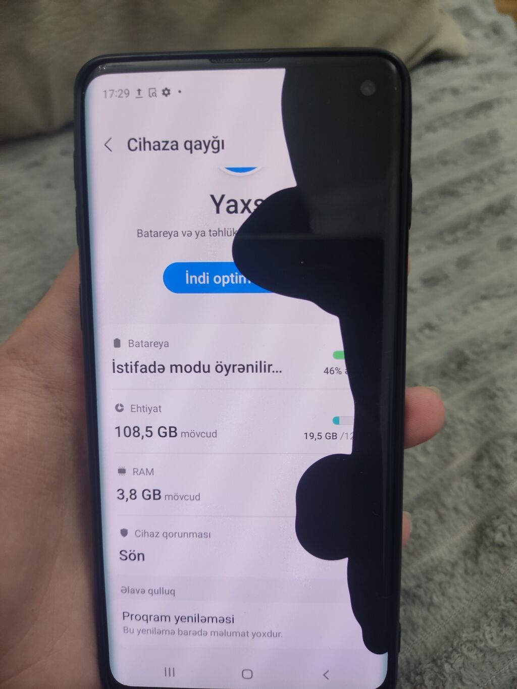 Samsung Galaxy S10, 128 GB, rəng - Ağ, Qırıq — Samsung, Xırdalan (4)