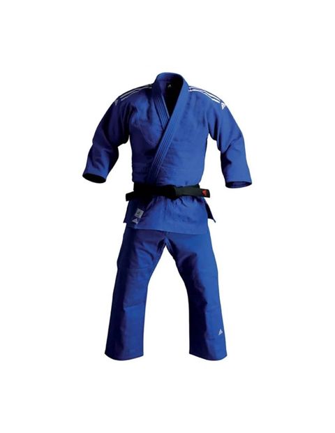Cüdo məşqi üçün kimono SM32, göy, pambıq, 175 sm, ölçü 4.5 — Bakı
