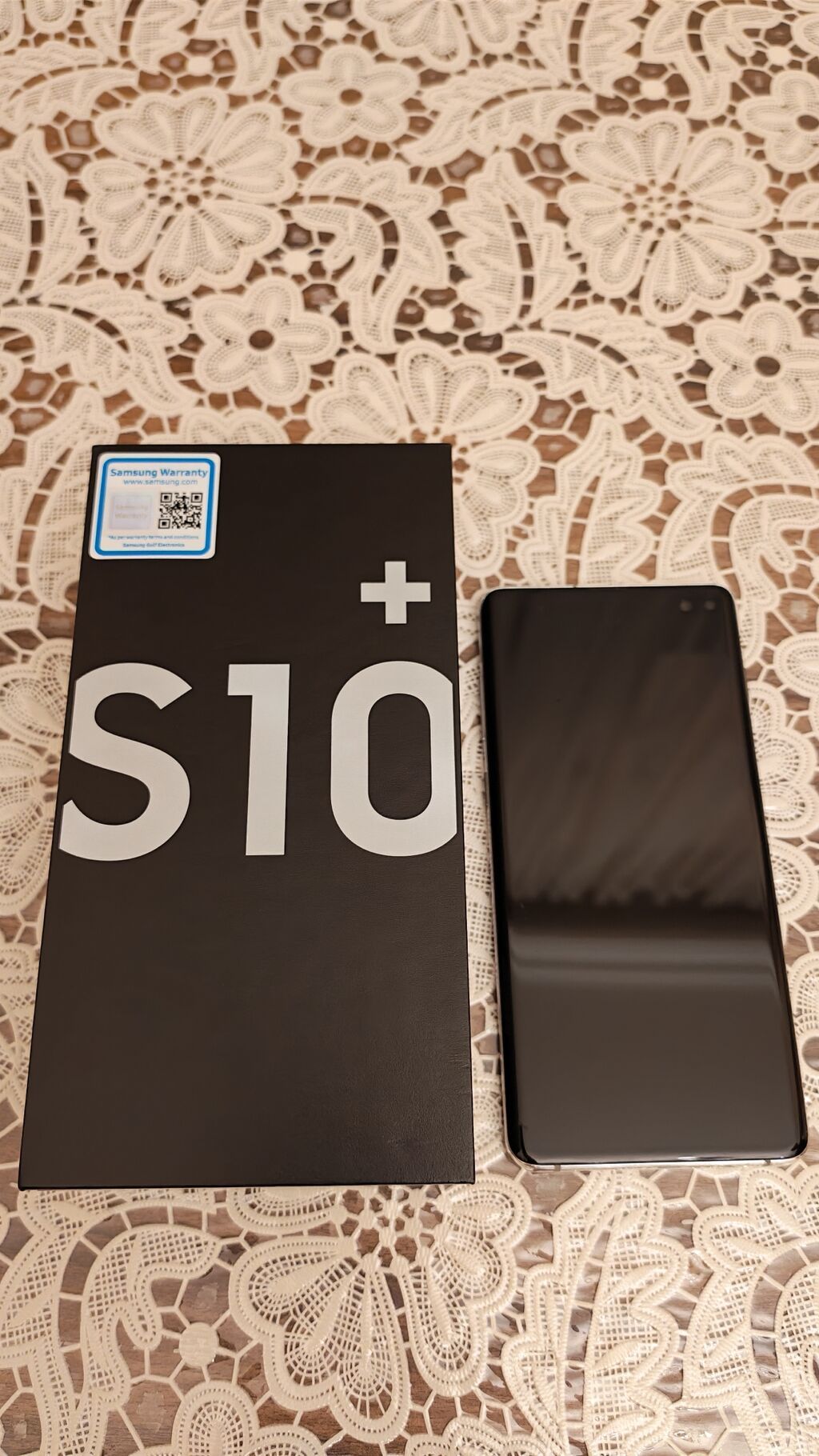 Samsung Galaxy S10 Plus, rəng - Ağ, Simsiz şarj — Samsung, Bakı (2)
