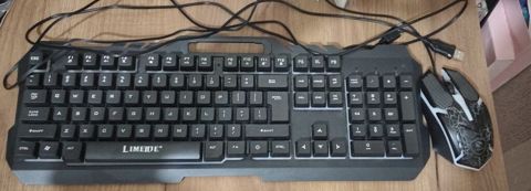 Lımeıde simli klaviatura və oyun siçanı dəsti - Tamölçülü USB — Bakı