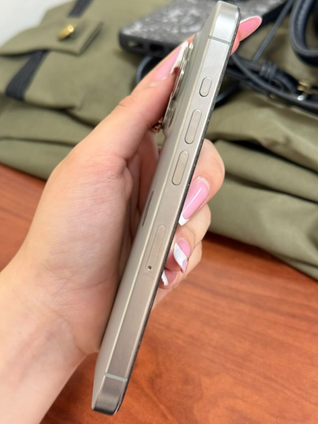 IPhone 15 Pro, 128 GB, Gümüşü, Face ID — Apple iPhone, Digah (7)