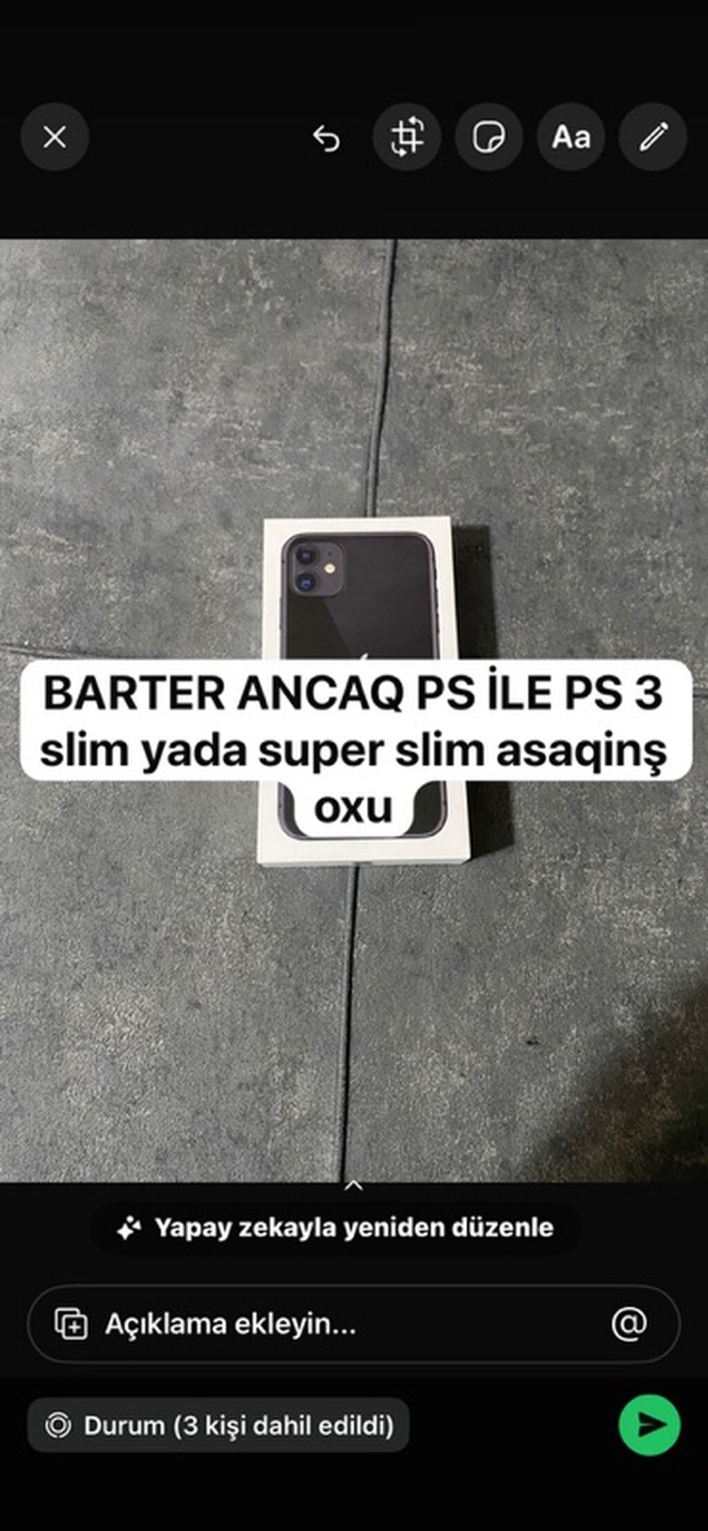 IPhone 11, Qara, Face ID — Apple iPhone, Bakı