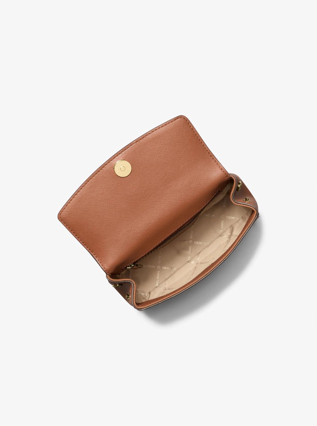 Çiyin çantası qadınlar üçün Michael Kors Ava Extra-Small Saffiano, qəhvəyi, təbii dəri, 20.3x13.5 sm — Mallar, Bakı (3)