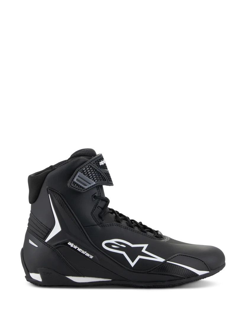 Motosikl üçün ayaq qoruyucusu Alpinestars Faster-4 Shoes BLK White 11.5 12, Mikrofiber/Rezin, Qara/Ağ, ölçü 10.5 — Mallar, Bakı