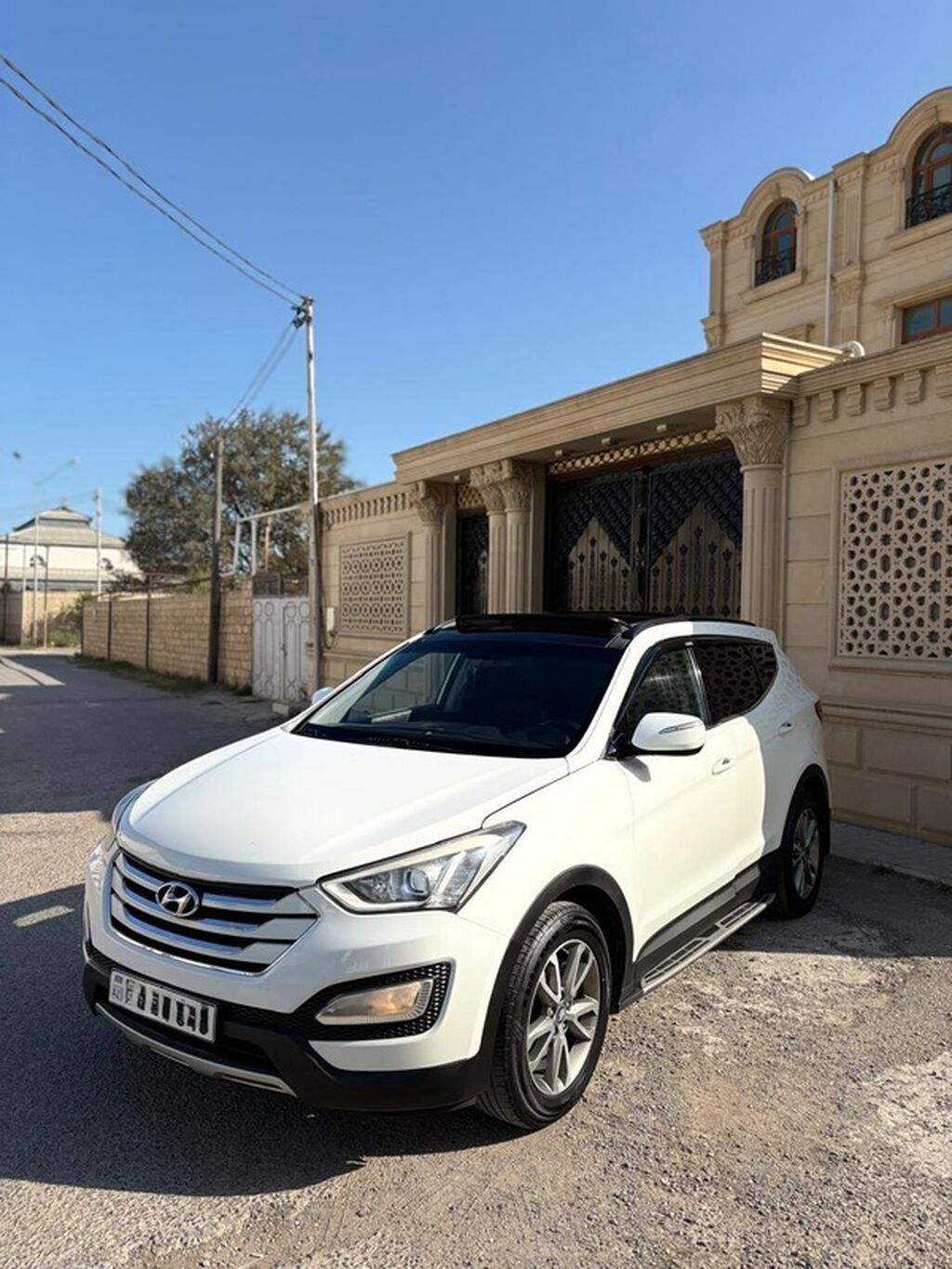 Hyundai Santa Fe – ağ bezdetal panaramik dam 4 ceken 7 yer. Ful — Avtomobillər, Qobustan (6)