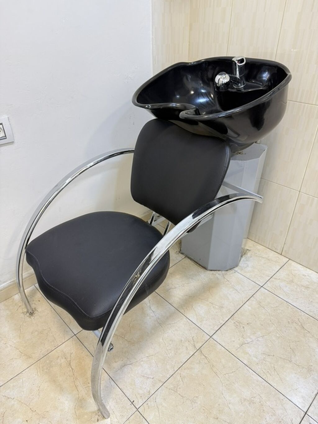 Salon üçün saç yuma kreslosu və lavabo - Inteqrə olunmuş yuyucu — Kreslo, Bakı (3)