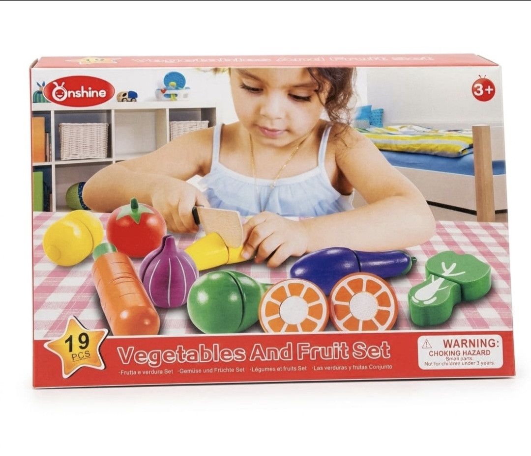 İnkişaf etdirən oyuncaq Onshine Vegetables and Fruit Set 0118, plastik, 3+ yaş — Mallar, Bakı (3)