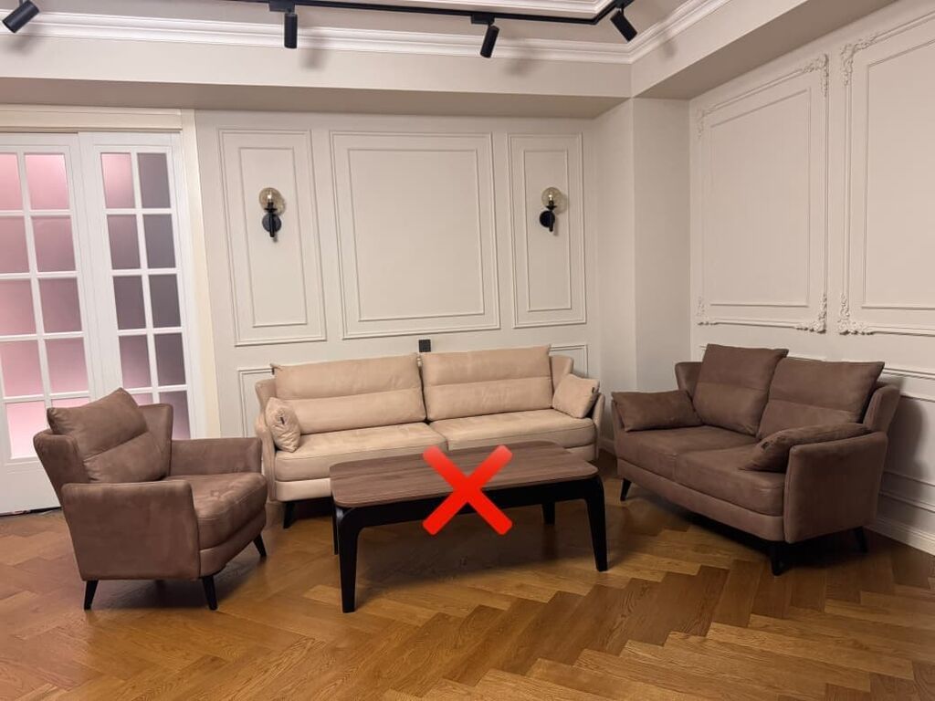 İşlənmiş, Künc divan, 2 kreslo — Yumşaq mobilya dəstləri, Bakı