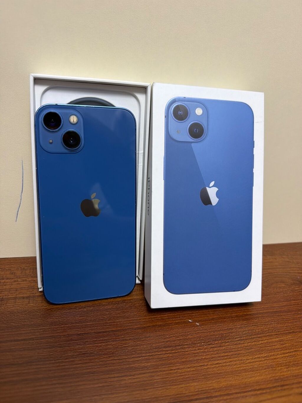 IPhone 13, 128 GB, Mavi, Barmaq izi, Face ID, Sənədlərlə — Apple iPhone, Bakı