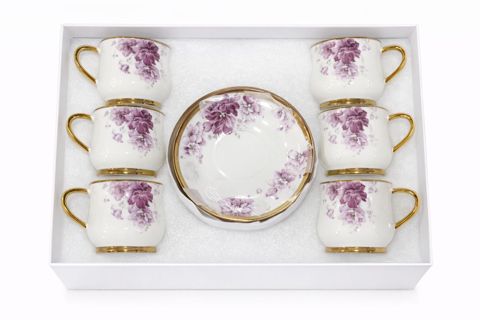 Çay servizi PH44, keramika, 6 nəfərlik, ağ — Bakı