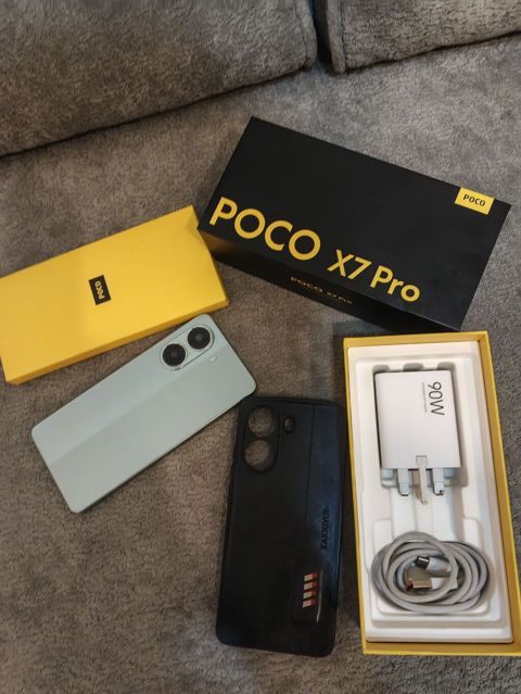 Poco X7 Pro, 256 GB, rəng - Yaşıl, Barmaq izi — Bakı