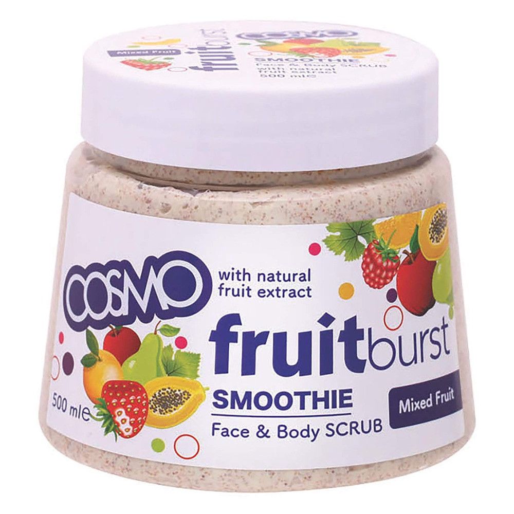 Skrab Cosmo Fruitburst Smoothie Mixed Fruit Face and Body Scrub, 500 ml — Mallar, Bakı