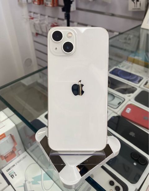 IPhone 13, 128 GB, Ağ, Zəmanət, Simsiz şarj, Face ID — Bakı