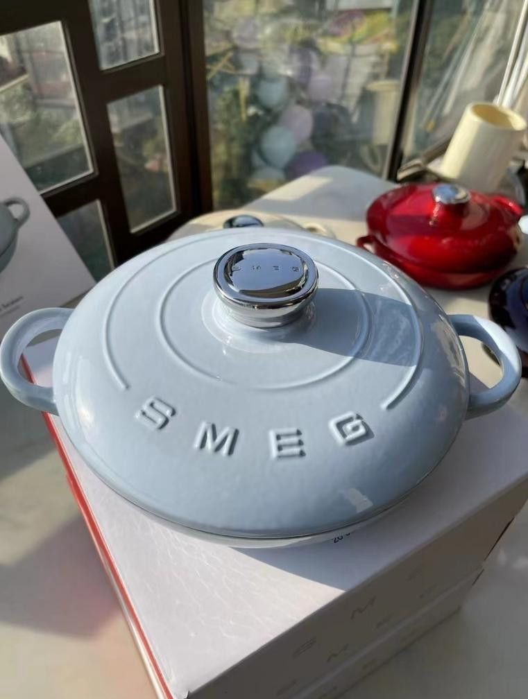 Tava Smeg, mavi, çuqun, 26 sm — Mallar, Bakı