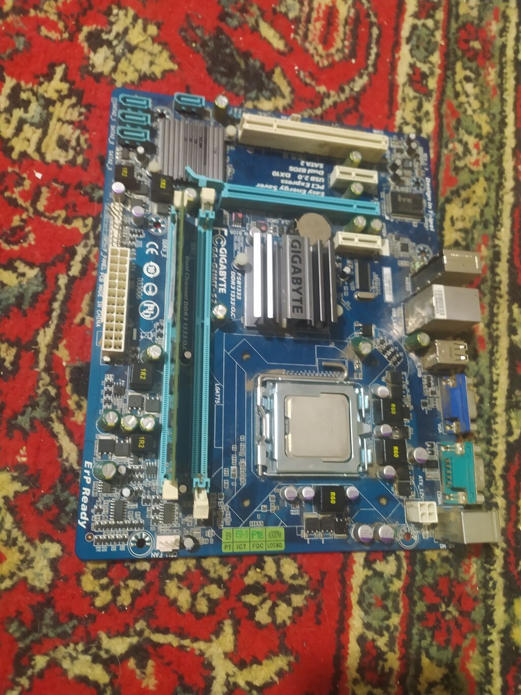 Gıgabyte LGA1155 ana plata + prosessor Xüsusiyyətlər: - Çipset: Intel — Ana platalar, Bakı