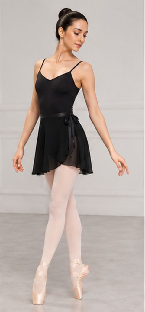 Gimnastika üçün ətək, poliester, qara, ölçü One size — Bakı